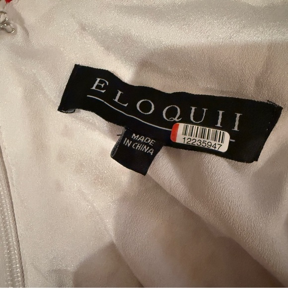 RTR Eloquii White & Red Valentine's Day Heart Print Off Shoulder Midi Dress 20 - Picture 7 of 12